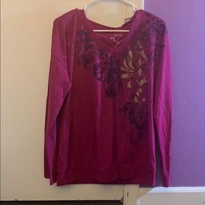 Pink flowery airy blouse Unworn with tags